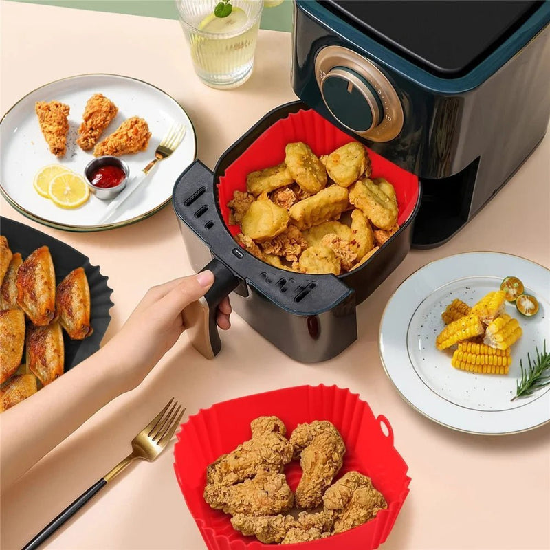 Forminha de Silicone Reutilizável para Air Fryer - DomusBelle