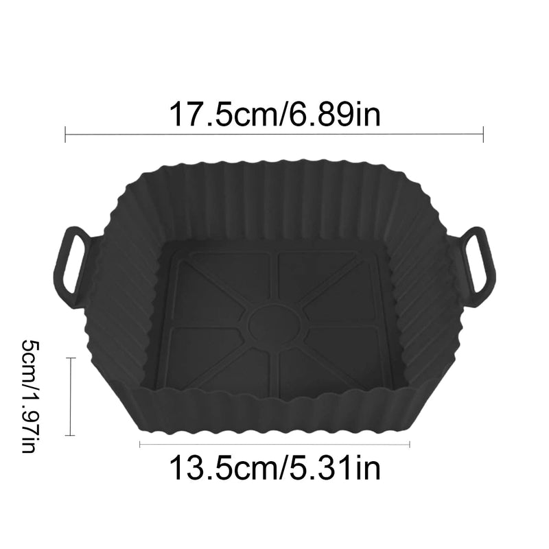 Forminha de Silicone Reutilizável para Air Fryer - DomusBelle